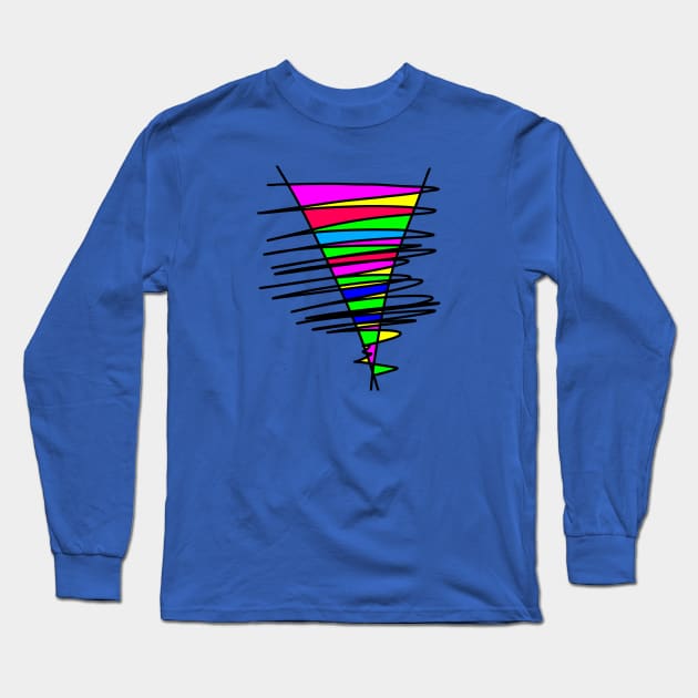 Tornado Long Sleeve T-Shirt by VazMas Design